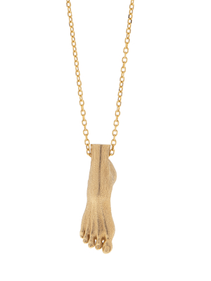 Gold Foot Necklace