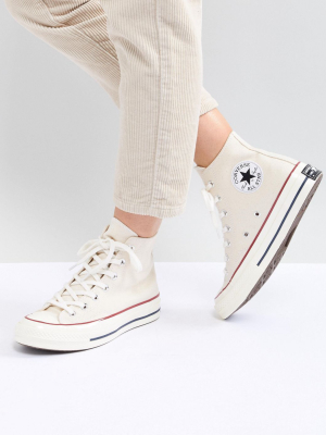 Converse Chuck 70 Hi Parchment Sneakers