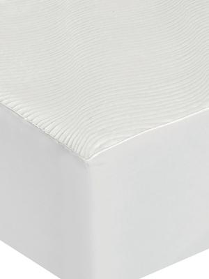 Luxury Knit Mattress Protector White - Sealy