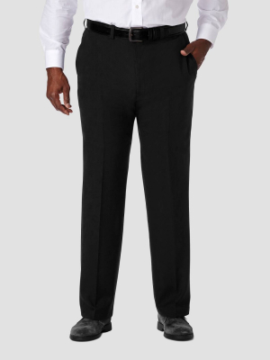 Haggar Men's Big & Tall Cool 18 Pro Classic Fit Flat Front Casual Pants