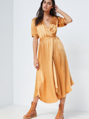 Katrina Midi Wrap Dress