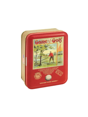 Game Of Golf In A Vintage Tin