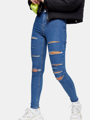 Mid Blue Super Rip Joni Skinny Jeans