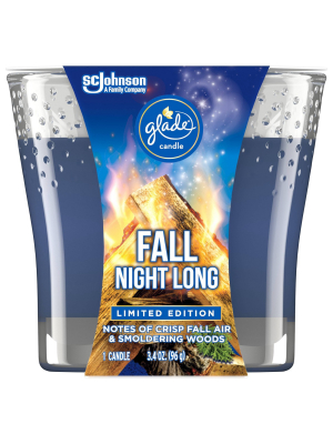 Glade Jar Candle Fall Night Long - 3.4oz