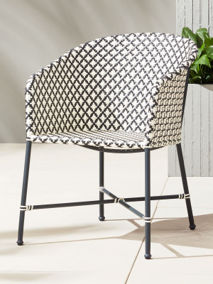 Brava Dining-lounge Grey Wicker Chair