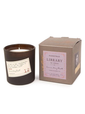 Library 6.5 Oz Candle - Louisa May Alcott