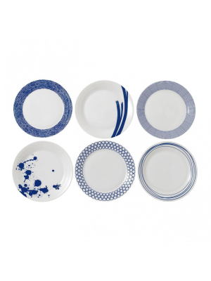 Pacific Blue Dinner Plates (set Of 6)