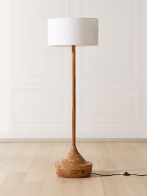 Atlas Wood Floor Lamp