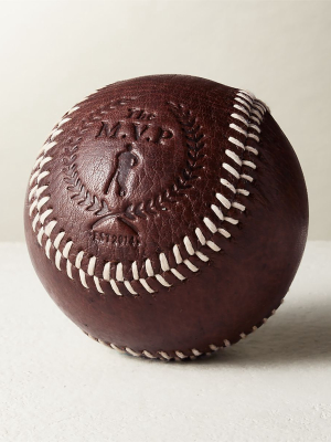 Executive Brown Leather Baseball