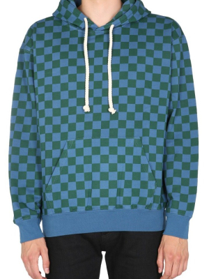 Jw Anderson Checkerboard Drawstring Sweatshirt