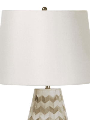 Cassia Chevron Table Lamp By Coastal Living