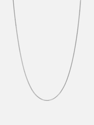 Venetian Chain Necklace, Sterling Silver