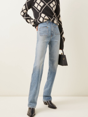 Isabella Rigid High-rise Skinny Jeans