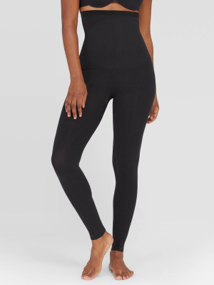 Assets By Spanx Women's High-waist Seamless Leggings - Black