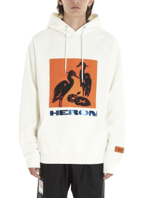 Heron Preston Logo Printed Hoodie