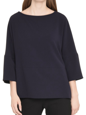 Max Mara Draped Asymmetric Blouse