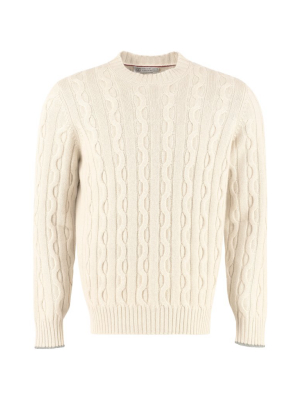 Brunello Cucinelli Cable-knit Crewneck Jumper