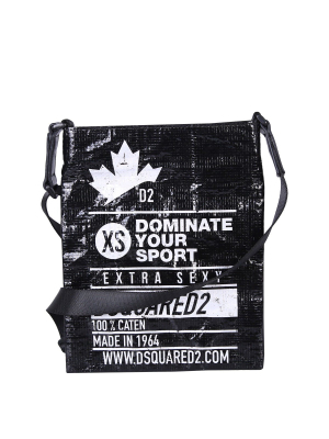 Dsquared2 Dominate Sport Logo Print Crossbody Bag