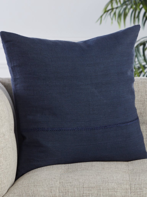 Ortiz Solid Dark Blue Pillow