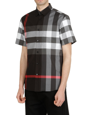 Burberry Check Short Sleeve Shirt