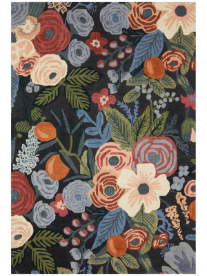 Loloi Rifle Paper Co. Joie Rug - Garden Party Navy