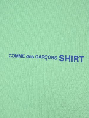 Comme Des Garçons Shirt Logo Printed Long-sleeve T-shirt