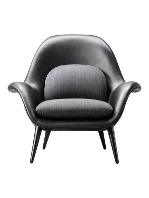 Swoon Lounge Chair - Leather Shell