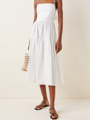 Gioia Open-back Cotton Dress