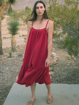 Zinnia Dress | Red