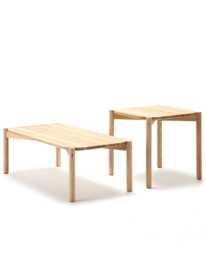 Castor Low Table: Side + Coffee