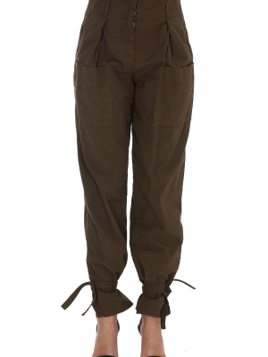 Pinko Tied Cuffs Cargo Pants