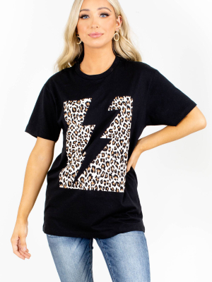 Wild Child Graphic Tee - Black