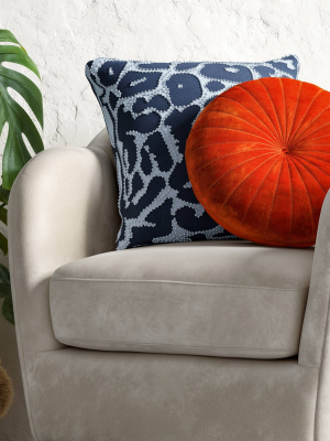 Square Beaded Animal Print Throw Pillow - Opalhouse™