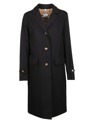 Burberry Single-breasted Car Coat