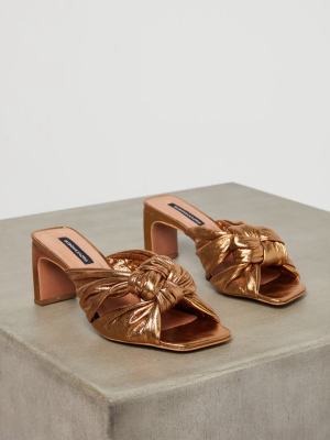 Lolita Knotted Mule Sandal