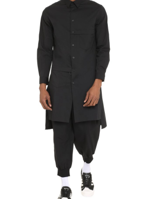 Y-3 Zipped Pocket Knee-length Shirt