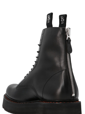 R13 Single Stacked Combat Boots