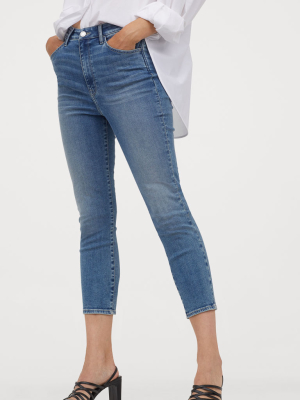 Skinny High Cropped Jeans