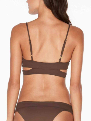 L Space Estella Full Cut Bottom In Chocolate  Ss32f14-cho