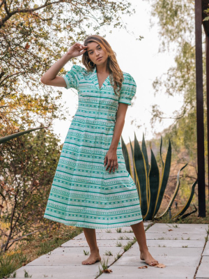 Gabriella Dress - Boho Jade