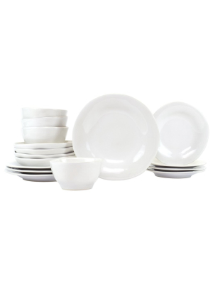 Vietri Aurora Snow Sixteen-piece Place Setting