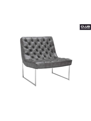 Toro Chair - Grey Leather