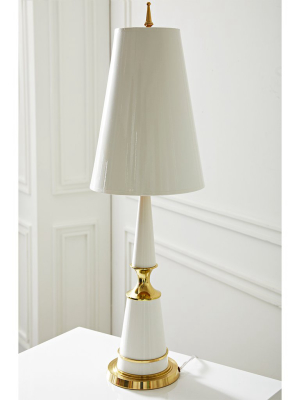 Versailles Buffet Lamp With Painted Shade