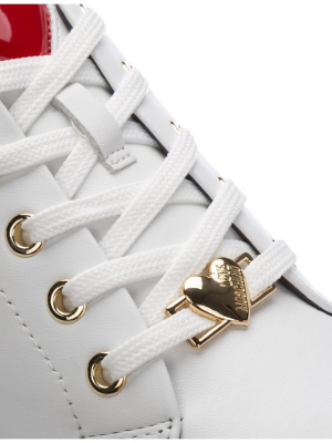 Love Moschino Sequin Heart Detailed Sneakers