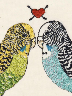Parakeet Love Card