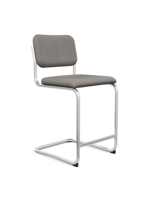 Cesca Stool With Upholstered Seat And Back