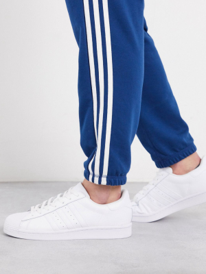 Adidas Originals Superstar Sneakers In Triple White