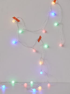 Rainbow Holiday String Lights