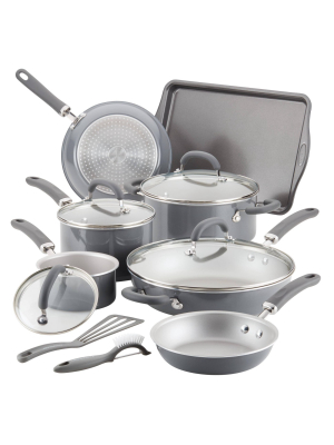 Rachael Ray Create Delicious 13pc Aluminum Nonstick Cookware Set