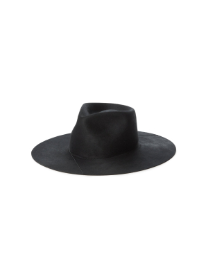 Ruby Wool Wide-brim Hat